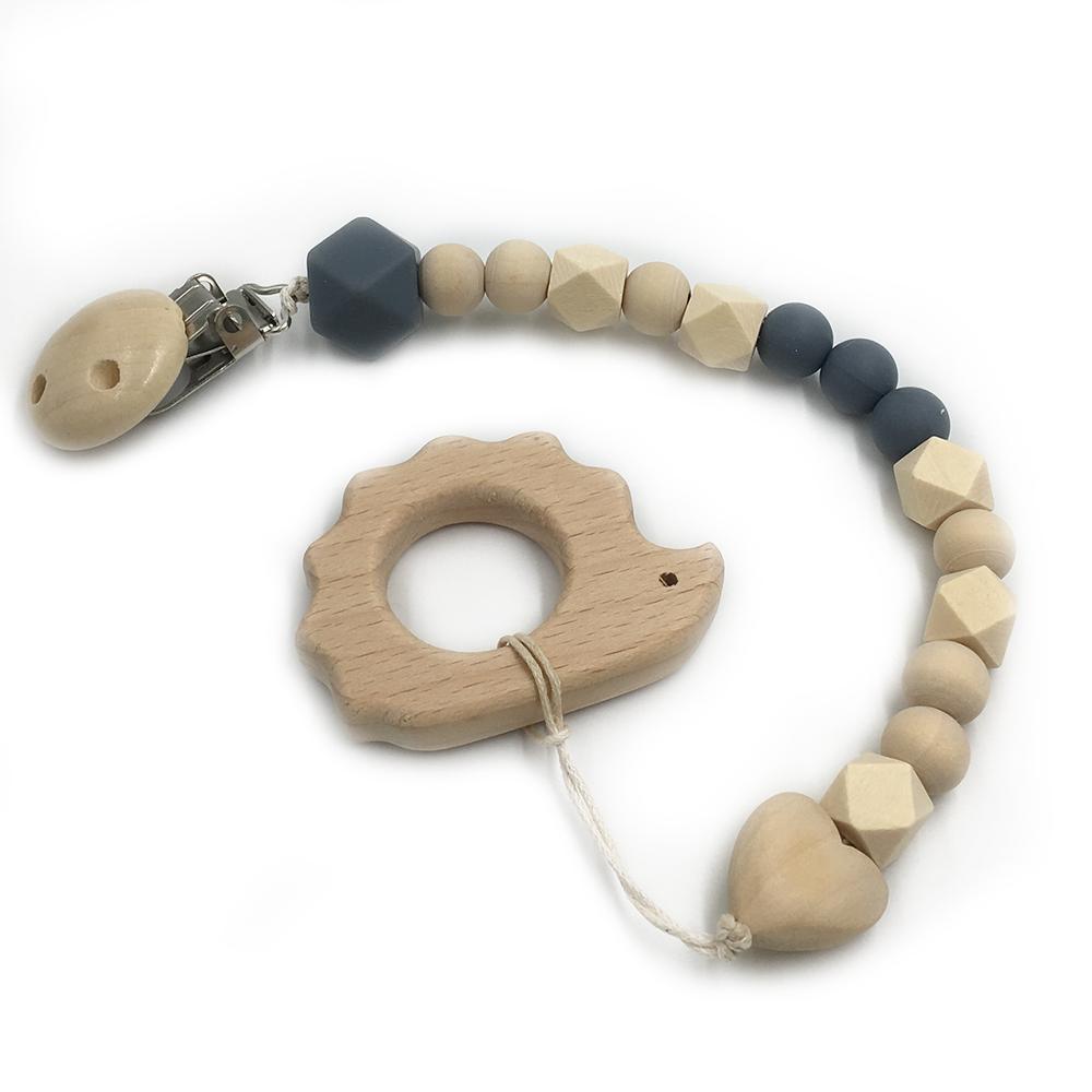 2 Piece, Organic Wooden Animal Teether