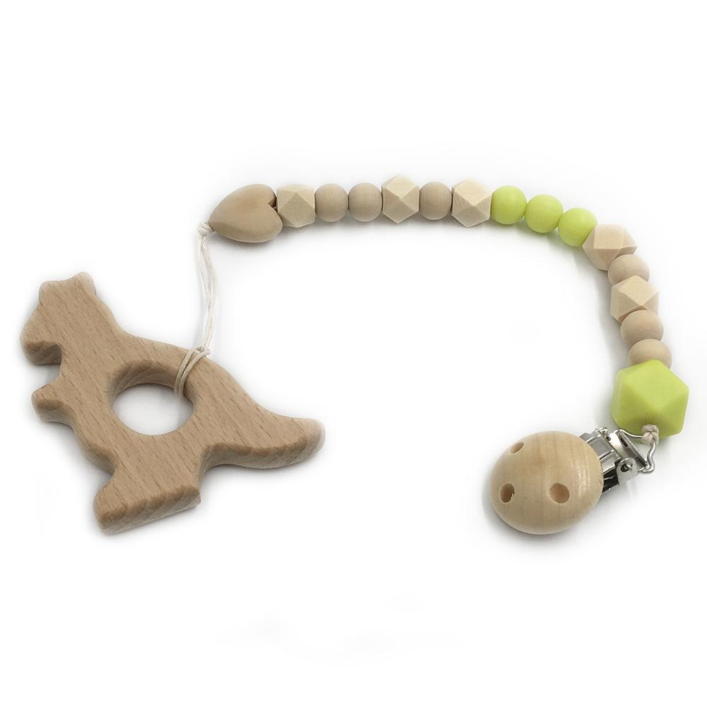 2 Piece, Organic Wooden Animal Teether