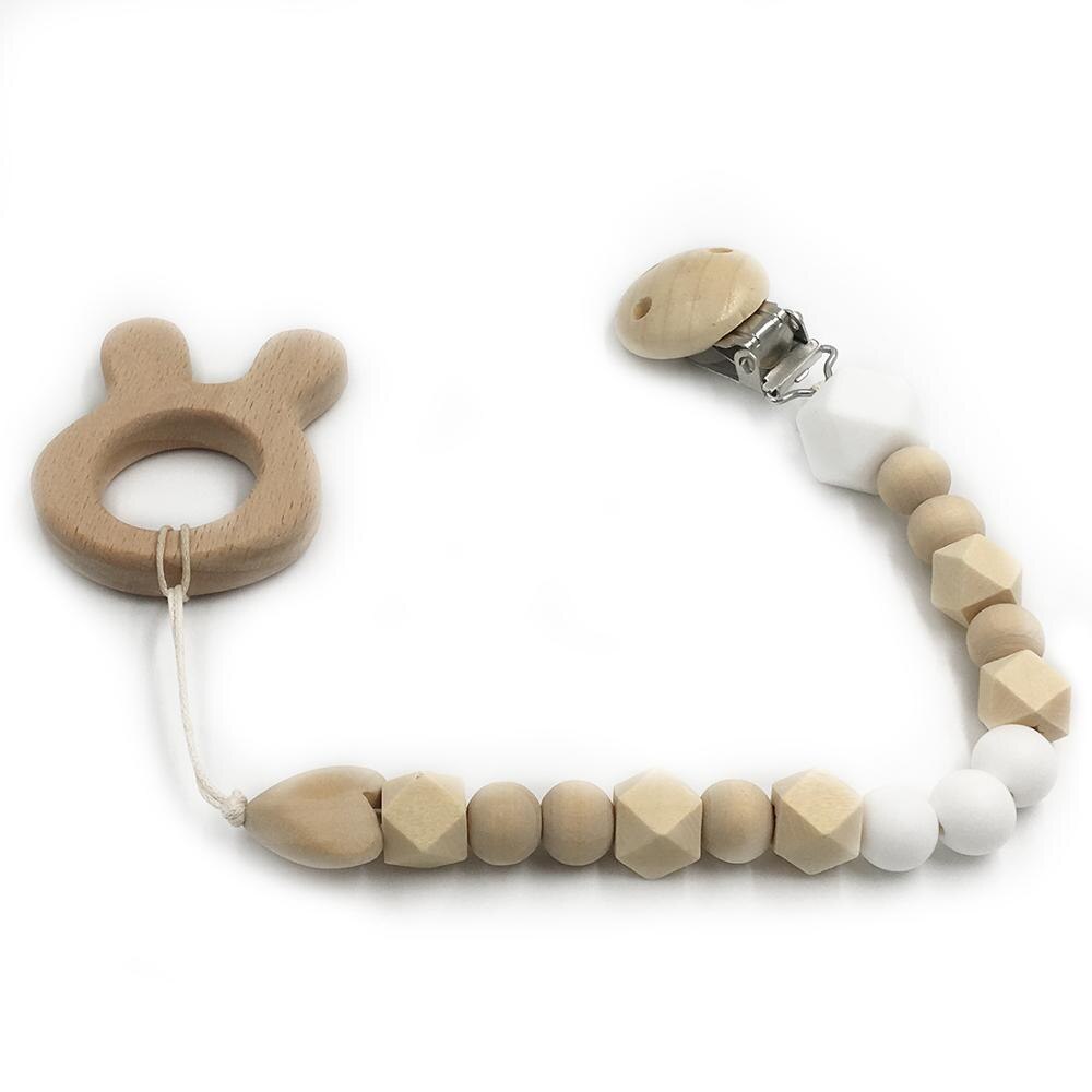 2 Piece, Organic Wooden Animal Teether