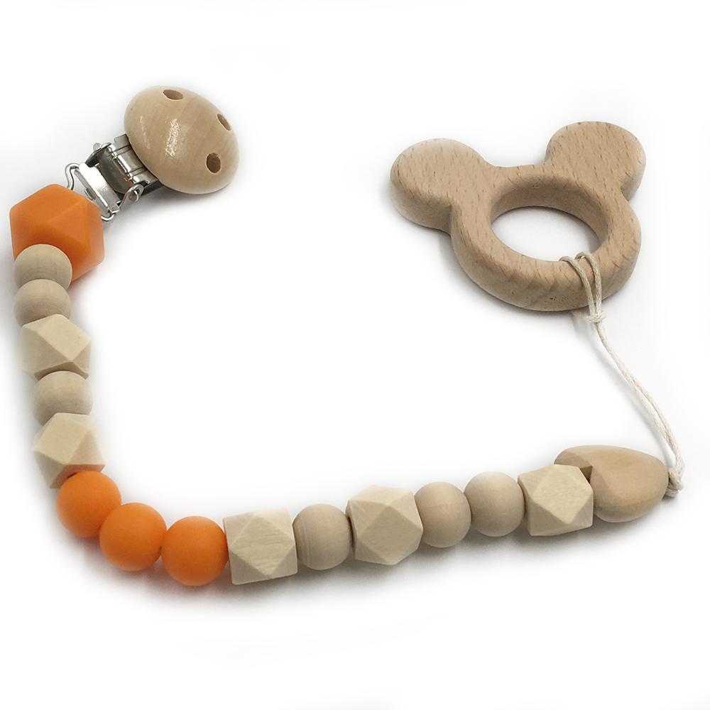 2 Piece, Organic Wooden Animal Teether