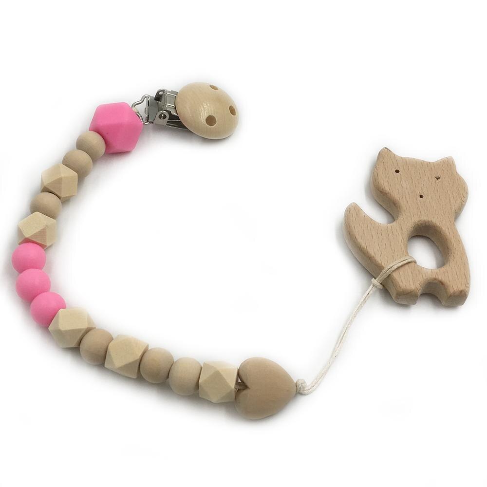 2 Piece, Organic Wooden Animal Teether