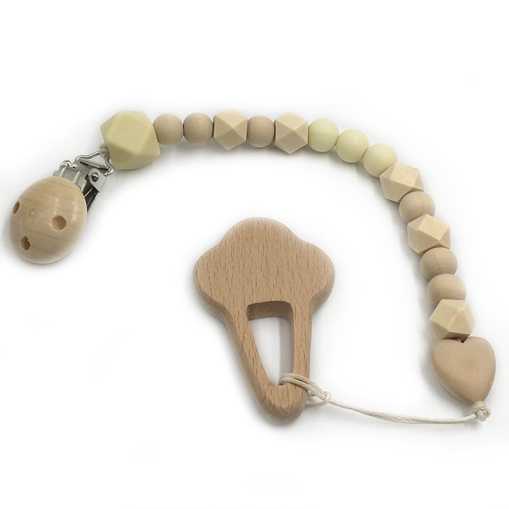 2 Piece, Organic Wooden Animal Teether