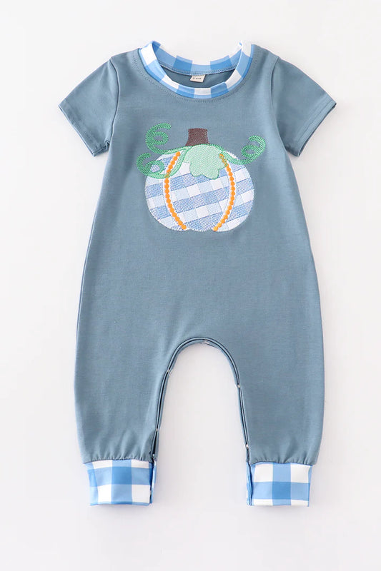 Blue Pumpkin Romper