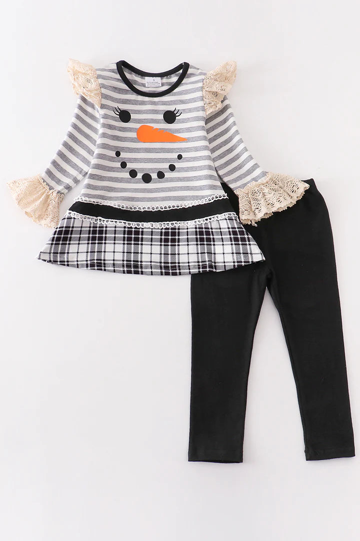 Snowman Ruffle Two Piece