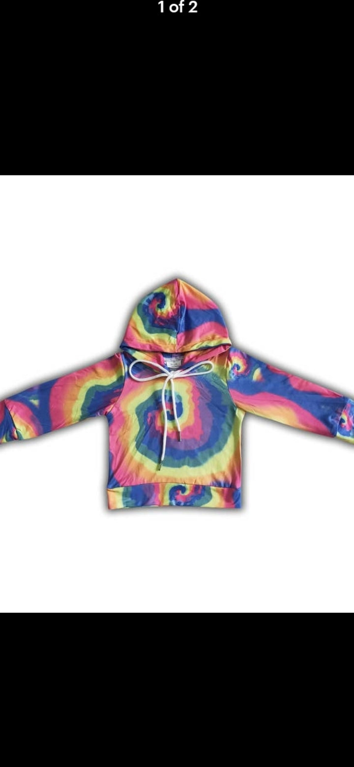 Tie-Dye LS Hooded Top