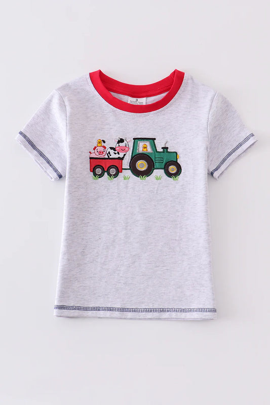 Tractor, Wagon, Animal Top